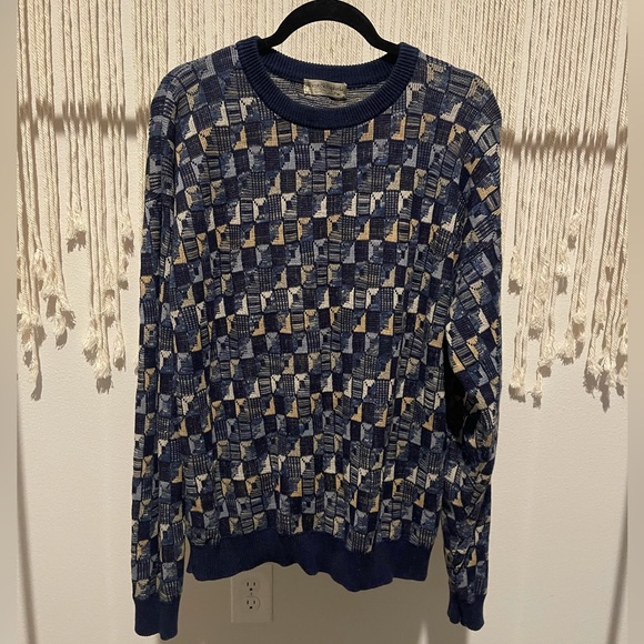 Vintage Tricots St Raphael Crewneck Sweater Size XL UNISEX Union Made ILGWU - Picture 1 of 8